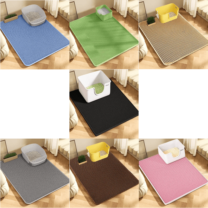Cat Litter Mat - Colorful Cat Litter Mat Pet Litter