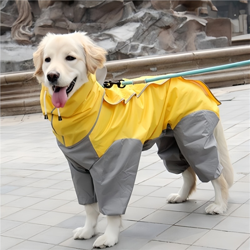 Outdoor Dog Raincoat Jumpsuit  - Dog Raincoat ulasan dan harga