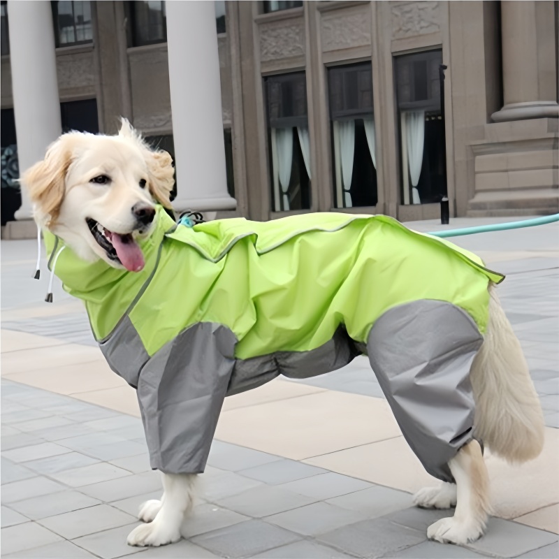 Outdoor Dog Raincoat Jumpsuit  - Dog Raincoat ulasan dan harga