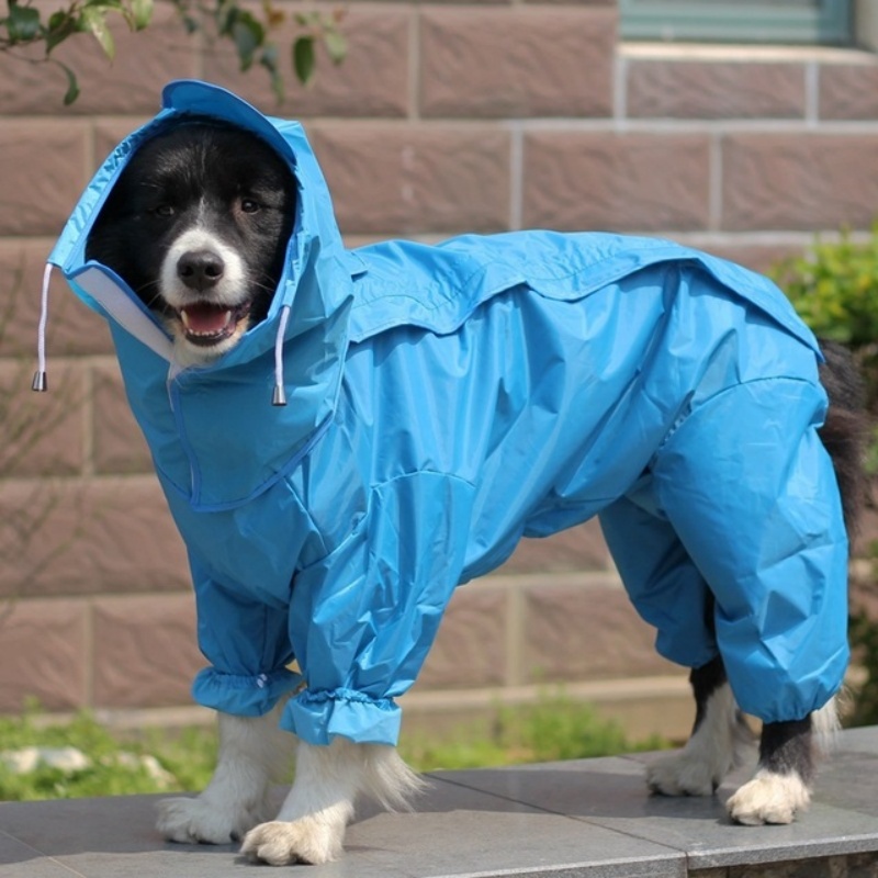 Outdoor Dog Raincoat Jumpsuit  - Dog Raincoat ulasan dan harga