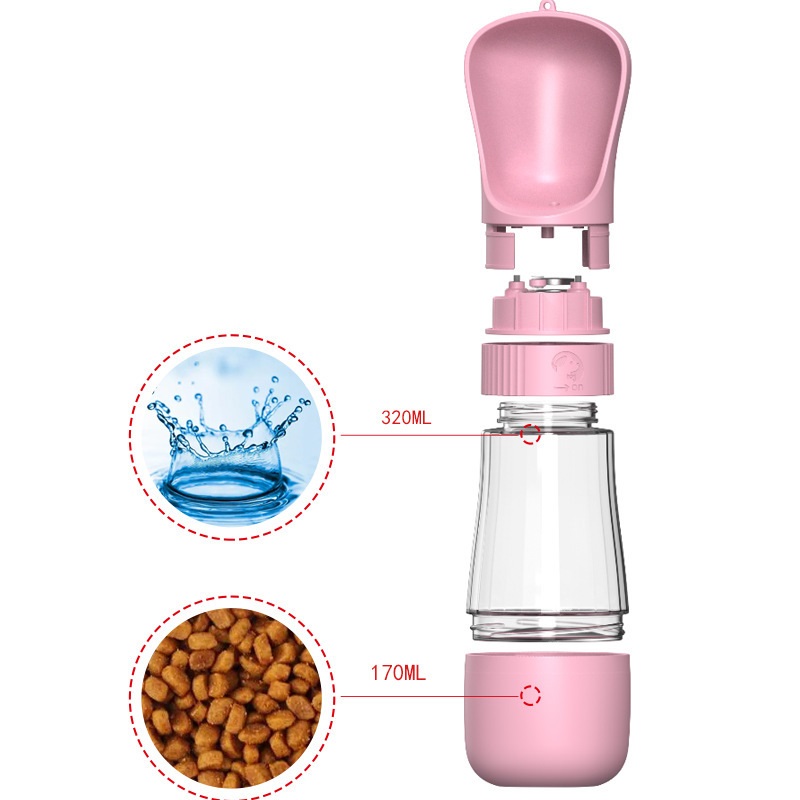 2 In 1 Portable Dog Water Bott - Pet Supplies Plus ulasan dan harga