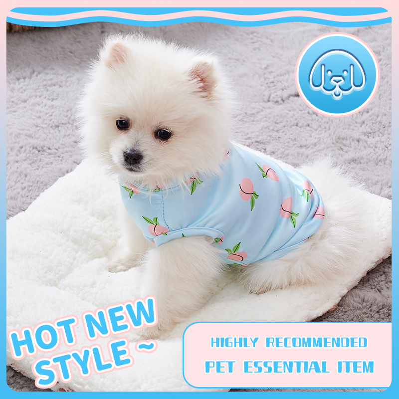 Pink Peach Pattern Vest for Pe - Pet Supplies York ulasan dan harga