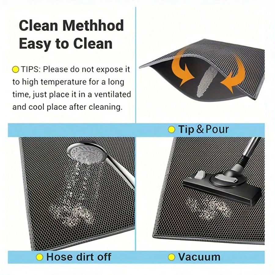 Double-Layer Cat Litter Mat, E - Cat Litter Mat ulasan dan harga
