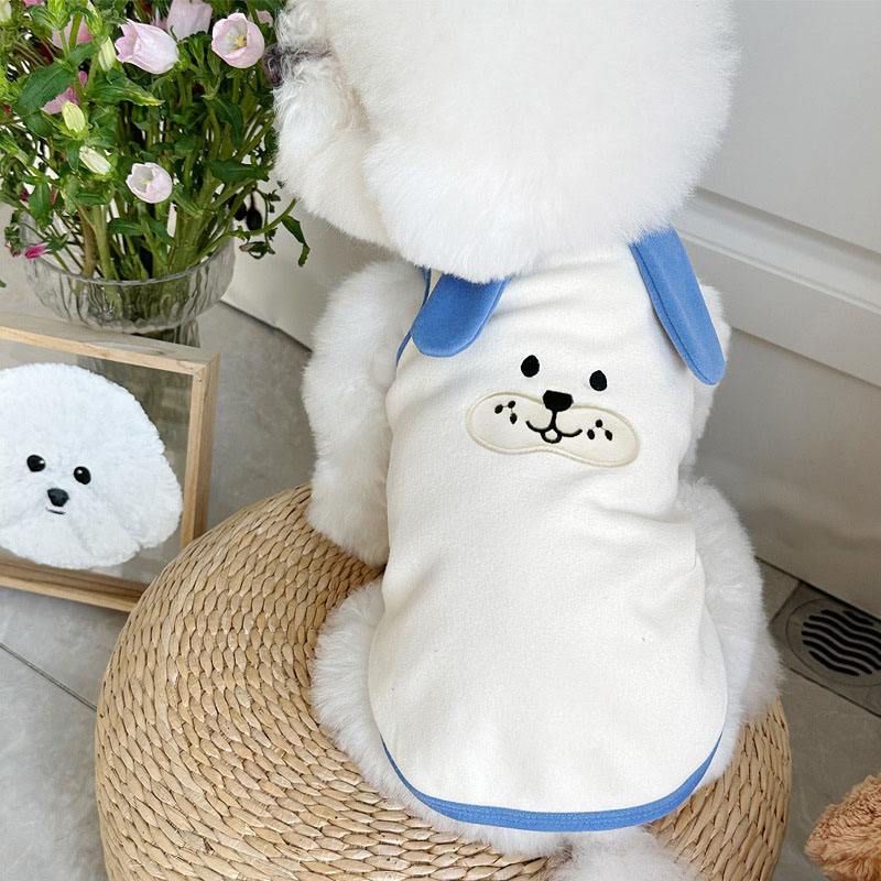 Cartoon Dog Clothes Sleeveless - Pet Supplies York ulasan dan harga