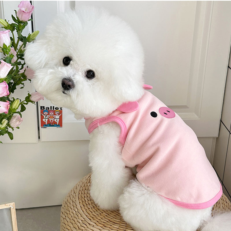 Cartoon Dog Clothes Sleeveless - Pet Supplies York ulasan dan harga