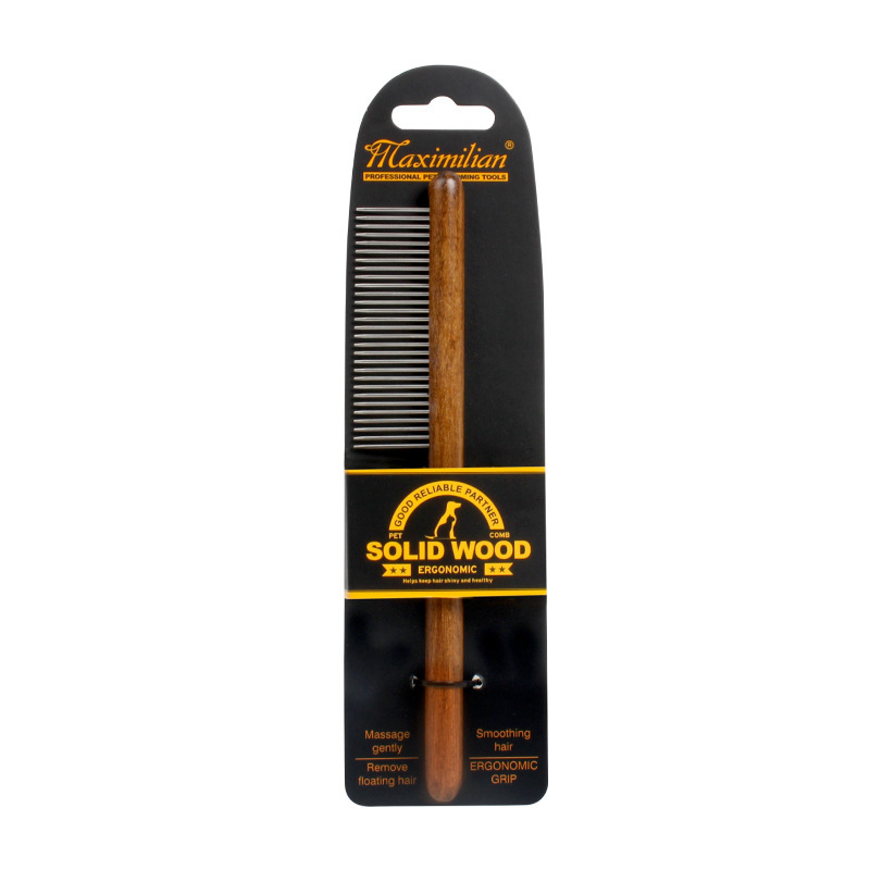 Pet Dog Comb Antique Solid Woo - Pet X Supplies & Tack Howell Photos ulasan dan harga