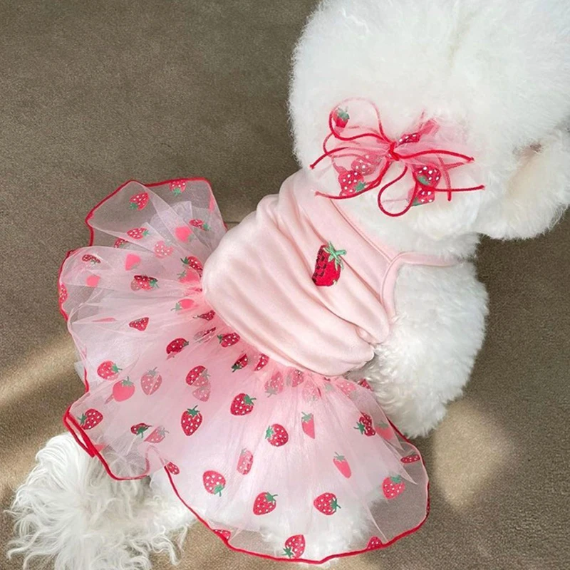 Cute Pet Dog Dress for Small D - Pet Supplies York ulasan dan harga