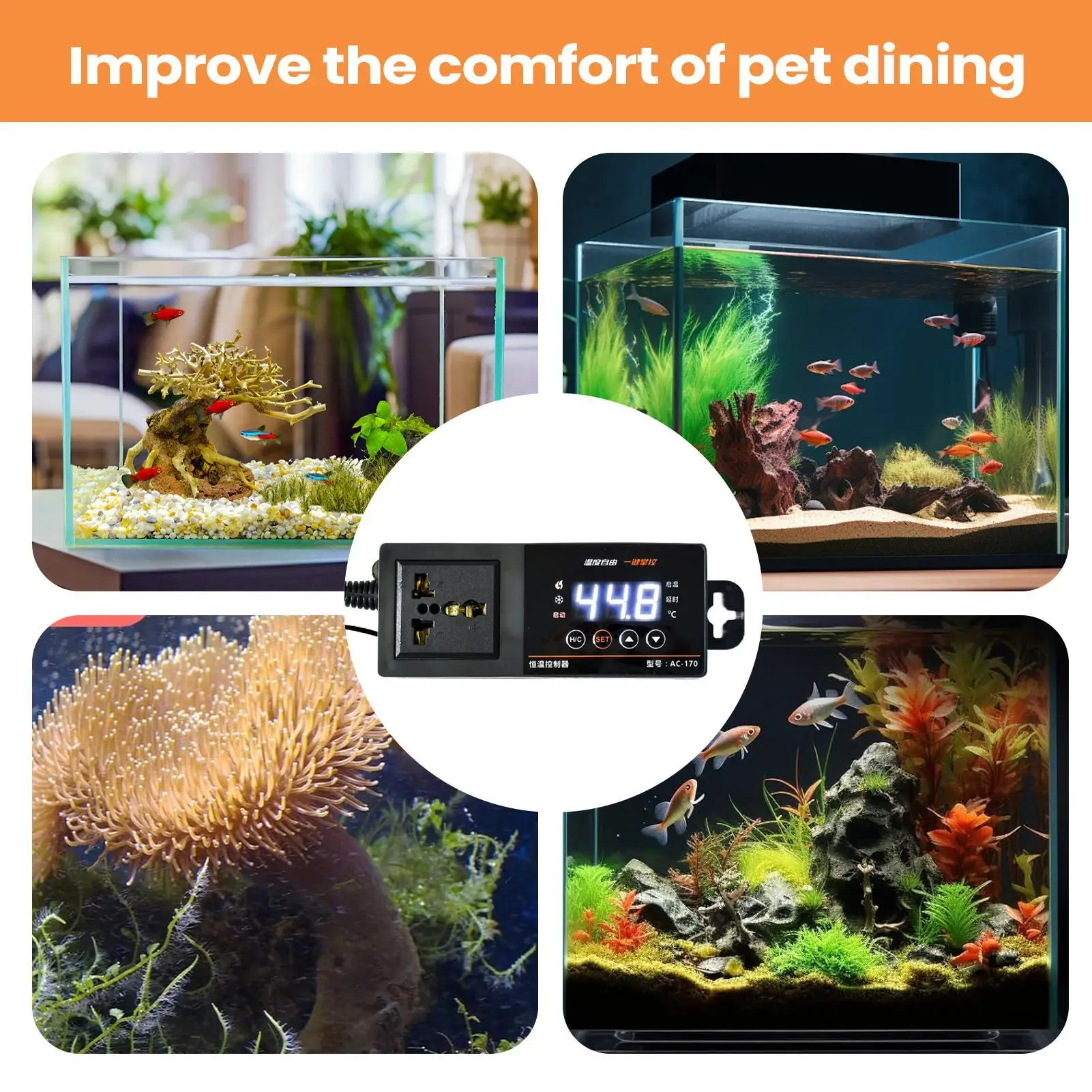 Thermostat For Reptile Tank LE - Pet Supplies In Uk ulasan dan harga