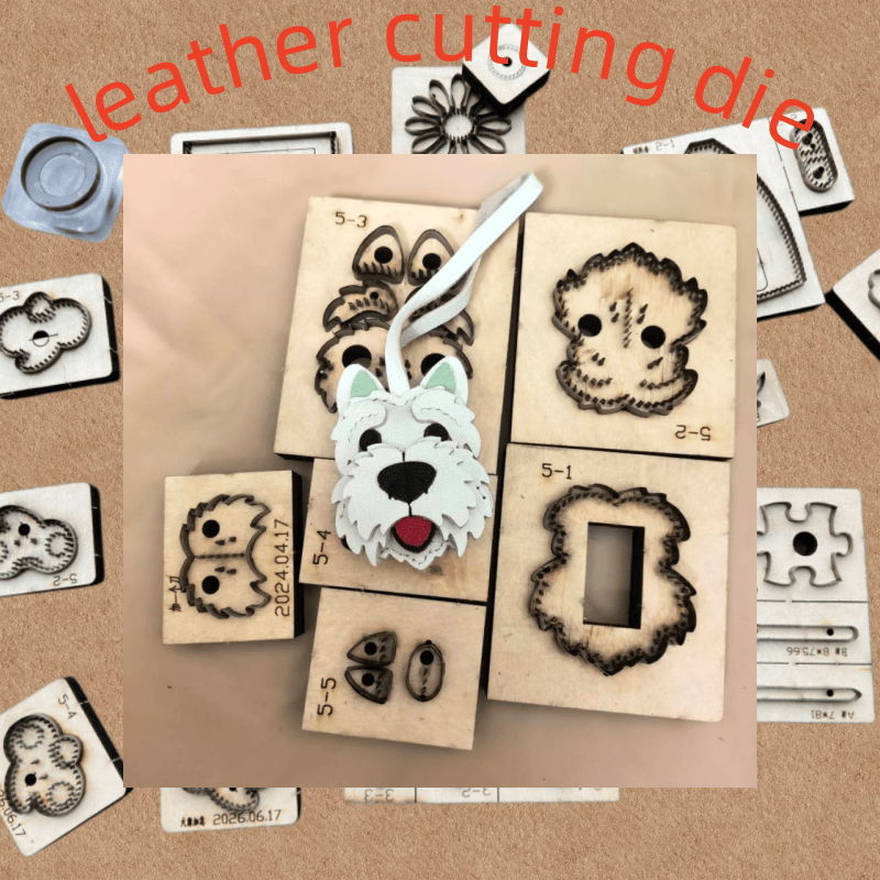 Wooden Cutting Die, Cute Westi - Dog Raincoat ulasan dan harga