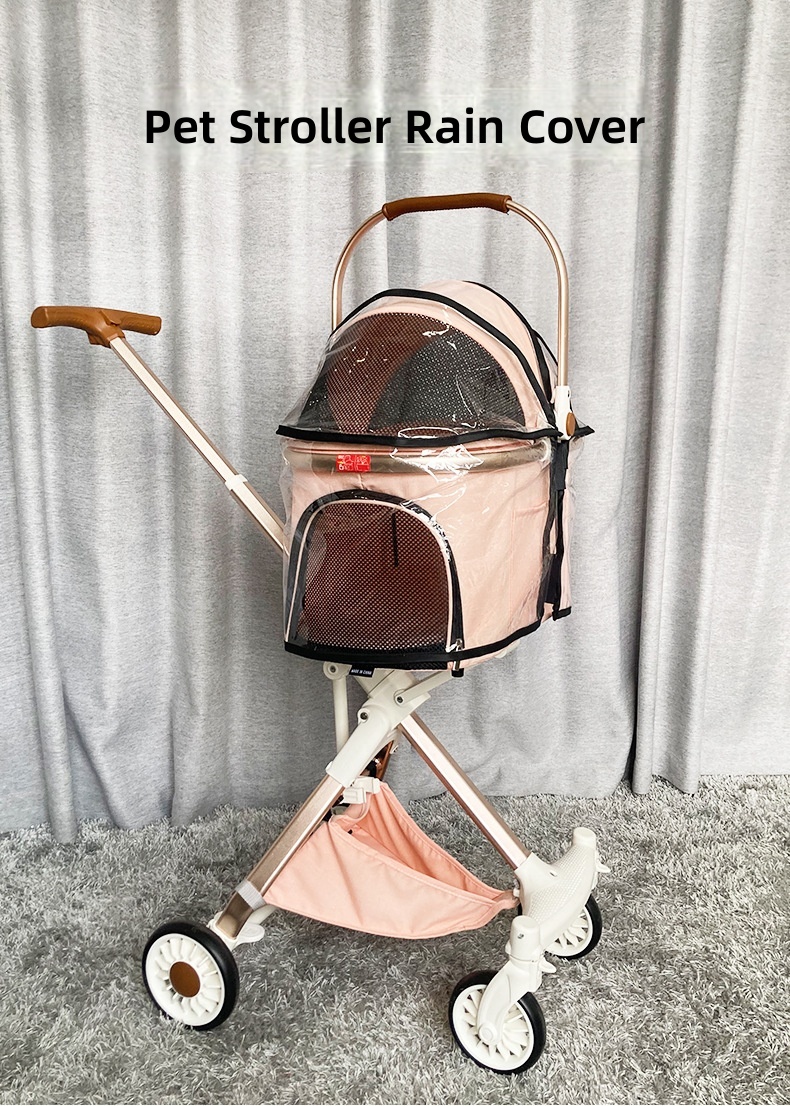 Pet Stroller Rain Cover, Trans - Dog Raincoat ulasan dan harga