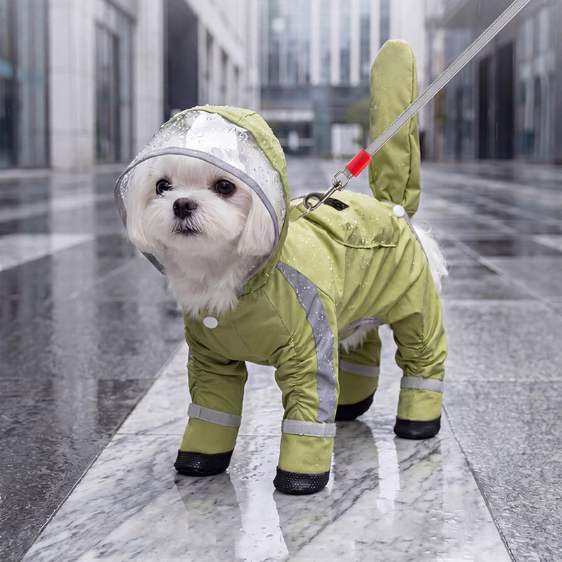 Waterproof Dog Raincoat Clear  - Dog Raincoat ulasan dan harga