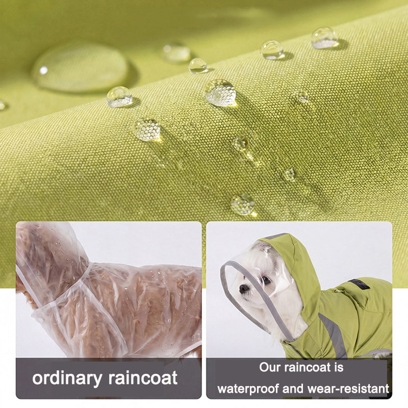 Waterproof Dog Raincoat Clear  - Dog Raincoat ulasan dan harga
