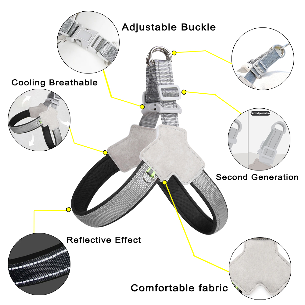 Dog Harness Reflective Adjusta - Pet Supplies York ulasan dan harga
