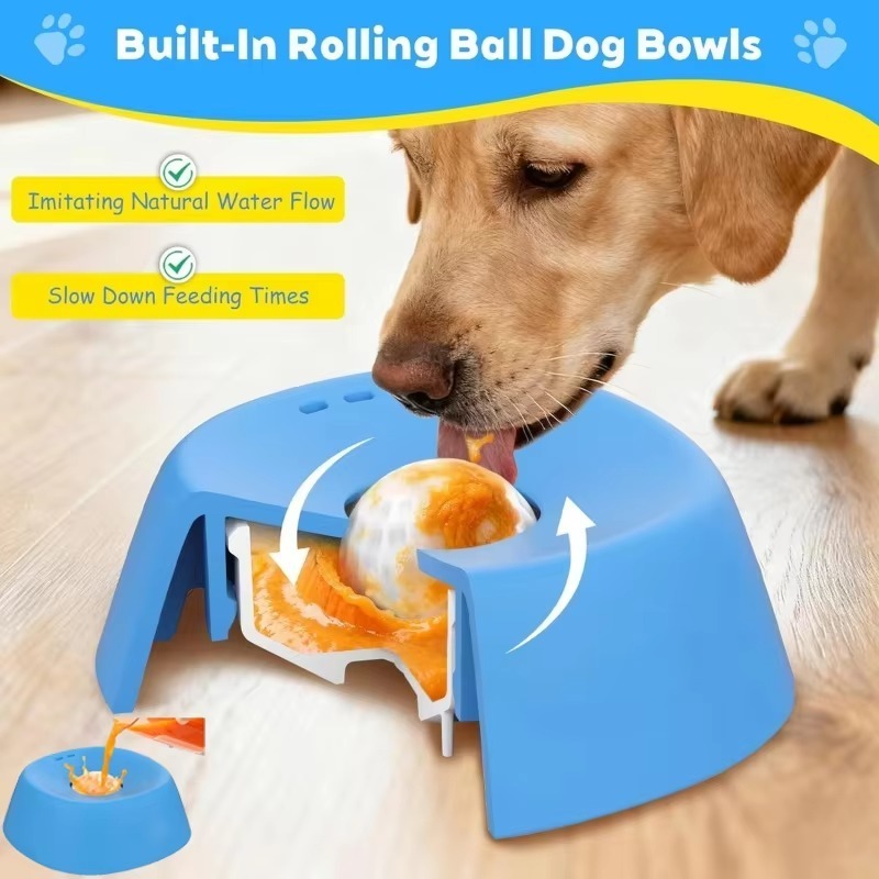 1pc Dog Lick Bowl Slow Feeder  - Pet Supplies Plus ulasan dan harga