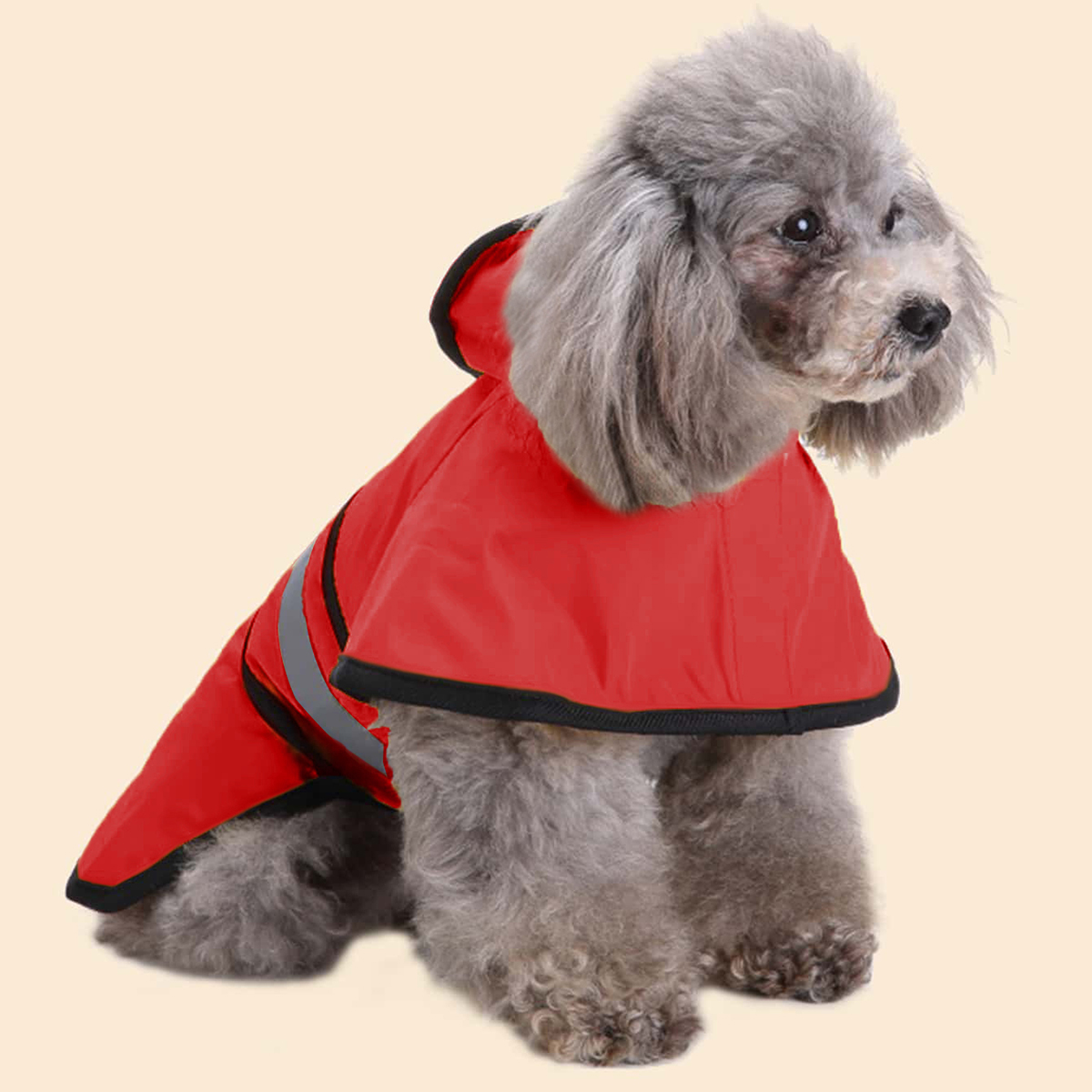 Spring Summer Waterproof Refle - Dog Raincoat ulasan dan harga